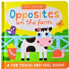 Felt Friends Board Book - Opposites on the Farm