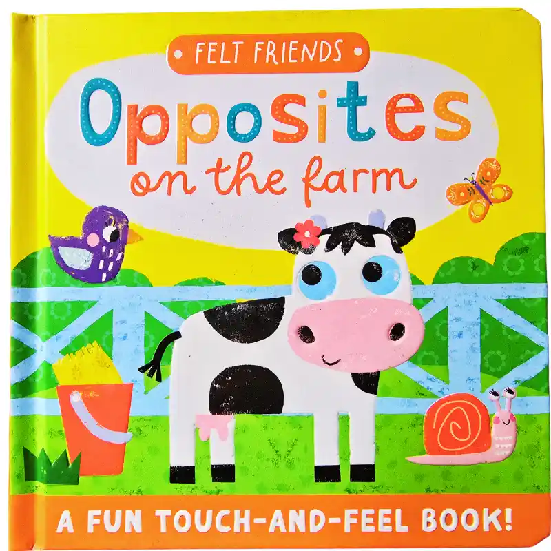 Felt Friends Board Book - Opposites on the Farm