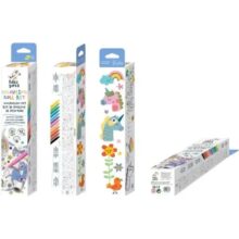 Haku Yoka Fantasy Unicorn 3 Metre Colouring Roll Kit with 12 Crayons 9 Haku Yoka Fantasy Unicorn 3 Metre Colouring Roll Kit with 12 Crayons