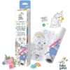 Haku Yoka Fantasy Unicorn 3 Metre Colouring Roll Kit with 12 Crayons