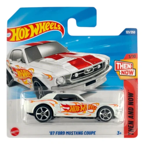 Hot Wheels 1.64 - Car - Then and Now - 67 Ford Mustang Coupe