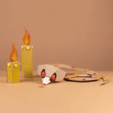 Alternative view of Makedo Scru Dot Summer Daze Decoration Pack Red Orange Yellow