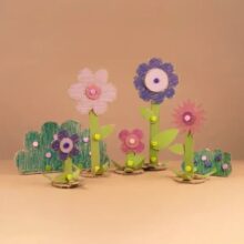 Makedo Scru Dot Twilight Dreams Decoration Pack Pink Purple Navy