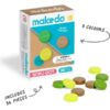 Makedo Scru Dot Wild Things Decoration Pack Green Lime Brown