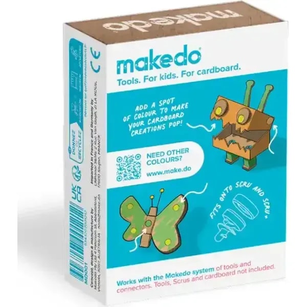 Makedo Scru Dot Wild Things Decoration Pack Green Lime Brown 4 Makedo Scru Dot Wild Things Decoration Pack Green Lime Brown - Image 4