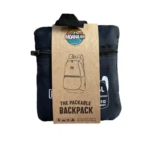 Moana Road Backpack - Packable - Black