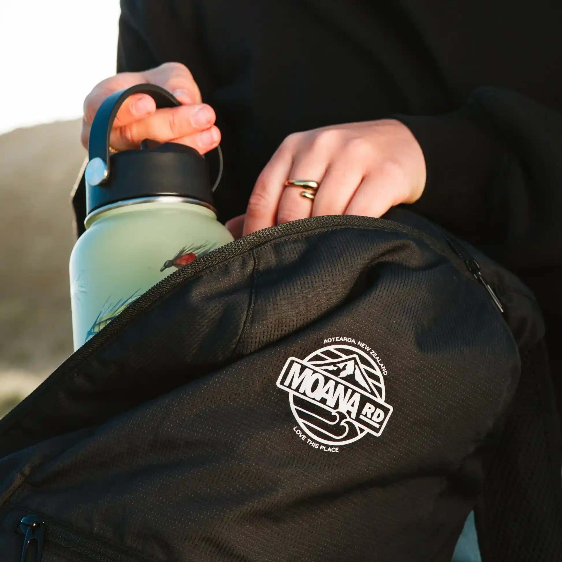Moana Road Backpack - Packable - Black - Image 3