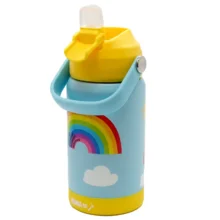 Moana Road Drink Bottle - Te Reo Maori Rainbow