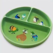 Moana Road Silicone 3 Section Plate Birds of NZ