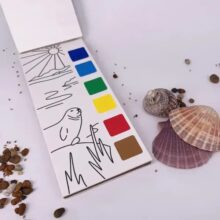 Moana Road Watercolour Notepad Aotearoa Moana with Paint Palette and Brush 9 Moana Road Watercolour Notepad Aotearoa Moana with Paint Palette and Brush