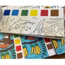 Moana Road Watercolour Notepad Aotearoa Moana with Paint Palette and Brush 10 Moana Road Watercolour Notepad Aotearoa Moana with Paint Palette and Brush