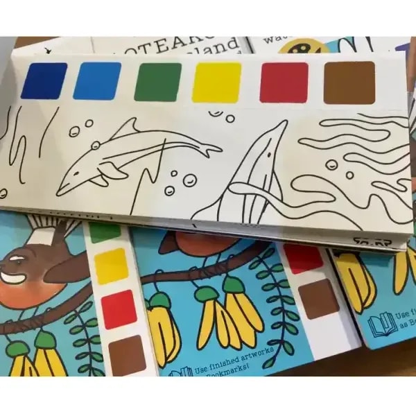 Moana Road Watercolour Notepad Aotearoa Moana with Paint Palette and Brush 5 Moana Road Watercolour Notepad Aotearoa Moana with Paint Palette and Brush - Image 5