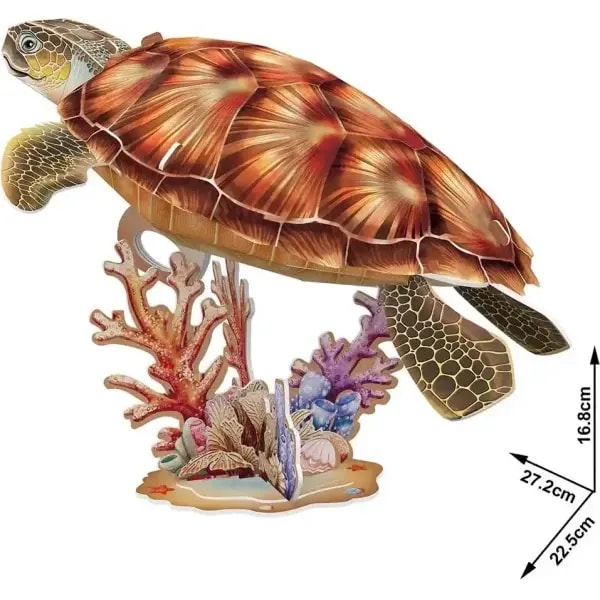 National Geographic 3D Puzzle Sea Turtle Model Kit 3 National Geographic 3D Puzzle Sea Turtle Model Kit - Image 3
