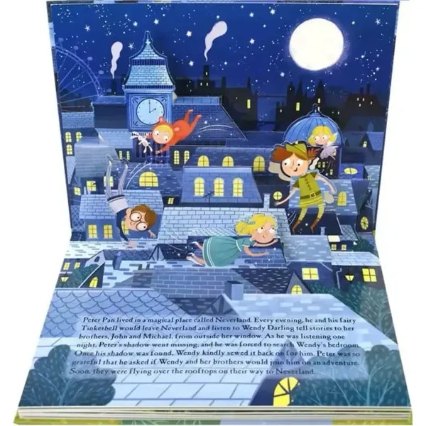Peter Pan Fairytale Pop-Up Picture Story Book 2 Peter Pan Fairytale Pop-Up Picture Story Book - Image 2