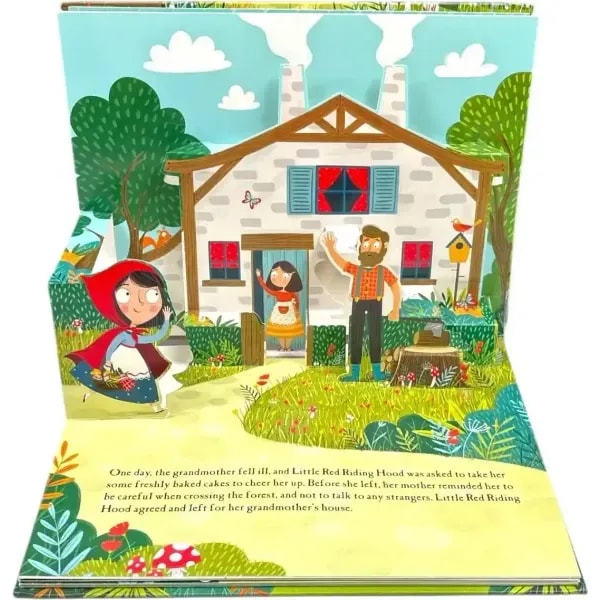 Little Red Riding Hood Fairytale Pop-Up Picture Story Book 2 Little Red Riding Hood Fairytale Pop-Up Picture Story Book - Image 2