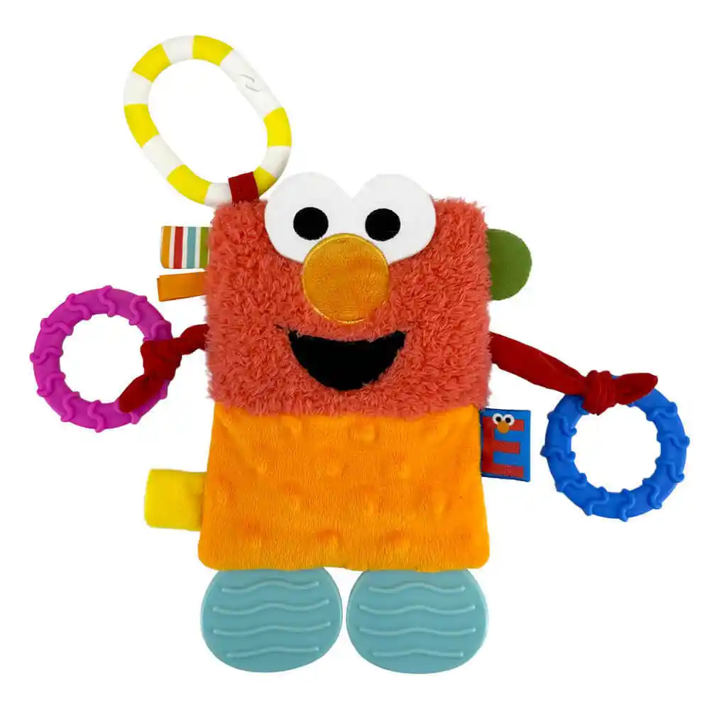 Sesame Street Soft Toy - Elmo Tug and Tag Toy - Image 4