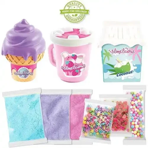 So Slime DIY Slimelicious Slime Shakers 3 Pack - ice-cream, milkshake, and hot cocoa - Image 2