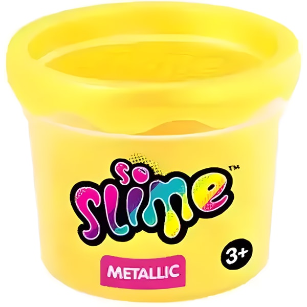 So Slime Pot De Slime 60g - Metallic Yellow 1 So Slime Pot De Slime 60g - Metallic Yellow