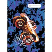 Spencil Scrapbook Book Cover Big Wheels 2
