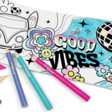 Style 4 Ever 4 Metre Colouring Roll Up Set with Pencils and Stickers 8 Style 4 Ever 4 Metre Colouring Roll Up Set with Pencils and Stickers