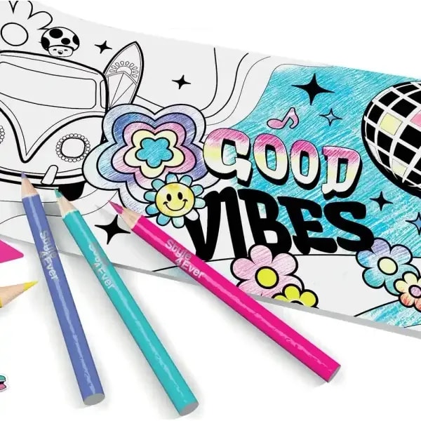 Style 4 Ever 4 Metre Colouring Roll Up Set with Pencils and Stickers 4 Style 4 Ever 4 Metre Colouring Roll Up Set with Pencils and Stickers - Image 4