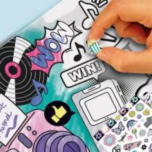 Style 4 Ever 4 Metre Colouring Roll Up Set with Pencils and Stickers 9 Style 4 Ever 4 Metre Colouring Roll Up Set with Pencils and Stickers
