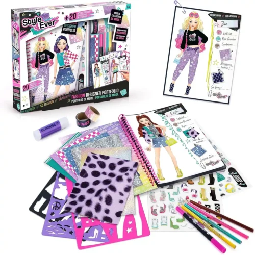 Style 4 Ever Fashion Designer Portfolio Kit - Image 4