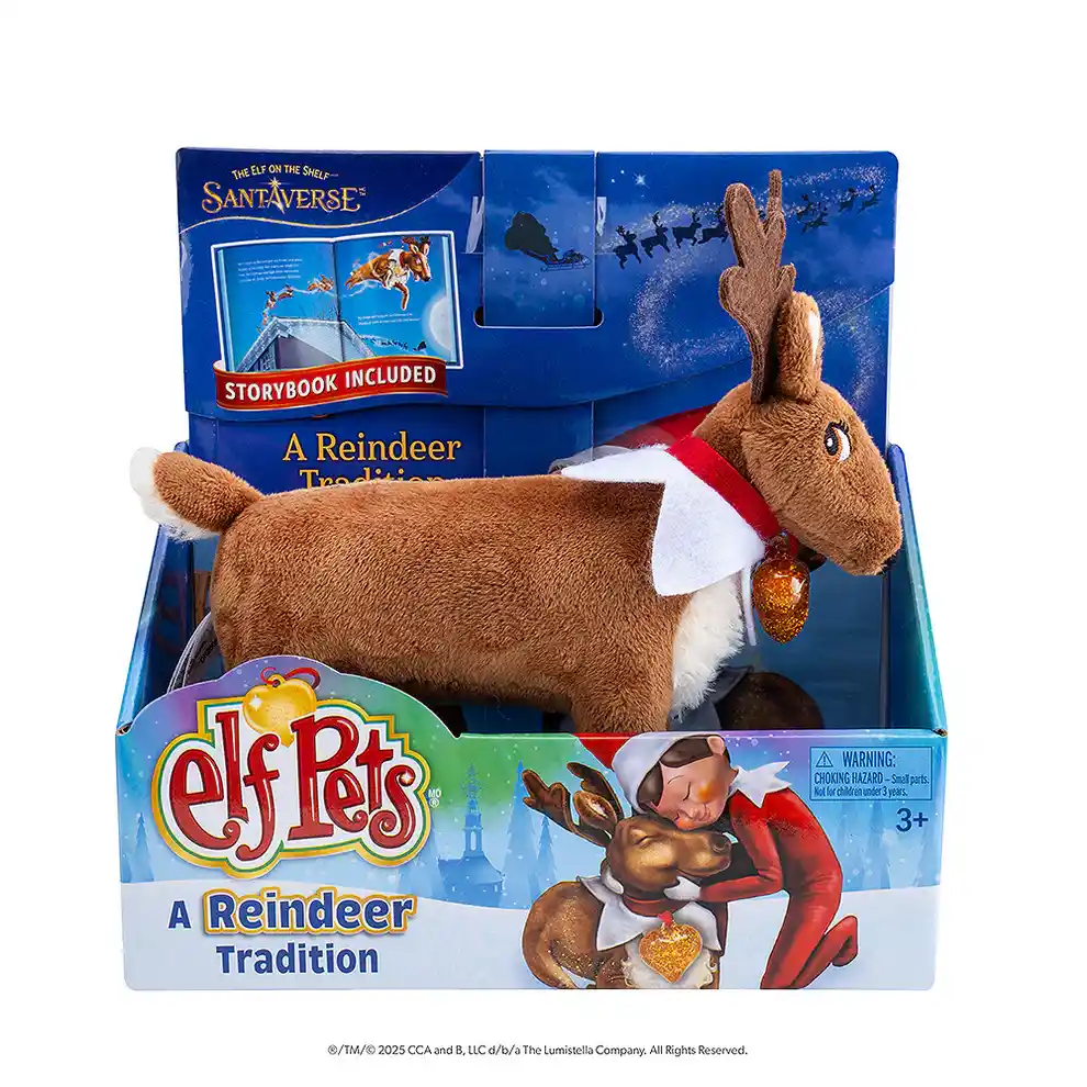 Elf Pets A Reindeer Tradition – Storybook and Plush Set
