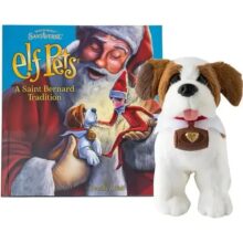Alternative view of Elf Pets A Saint Bernard Tradition – Storybook and Plush Set