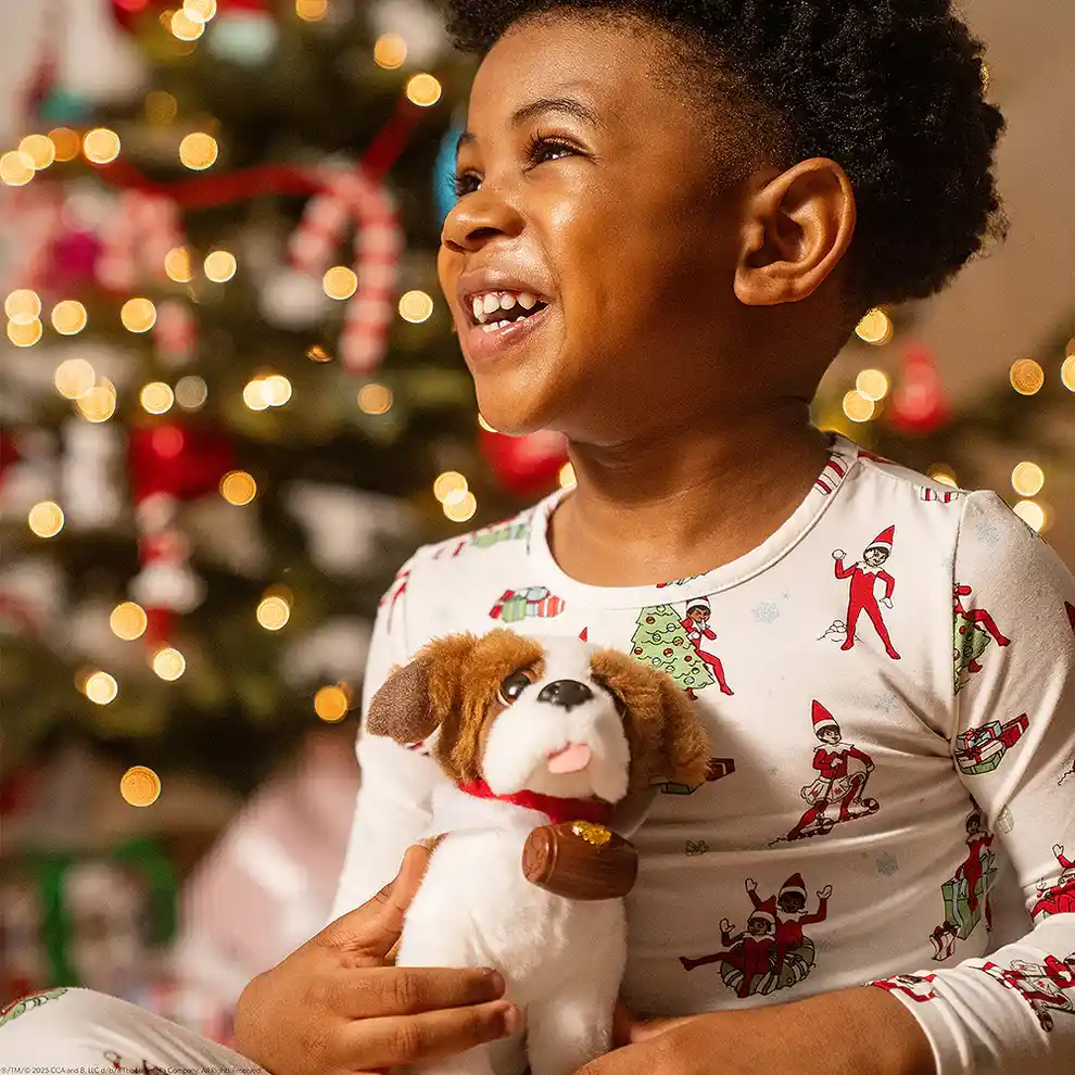 Elf Pets A Saint Bernard Tradition – Storybook and Plush Set - Image 2