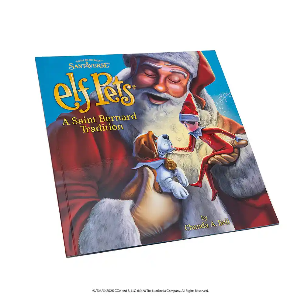 Elf Pets A Saint Bernard Tradition – Storybook and Plush Set - Image 6