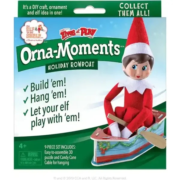 The Elf on the Shelf Orna Moments Holiday Rowboat 1 The Elf on the Shelf Orna Moments Holiday Rowboat