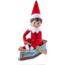 Alternative view of The Elf on the Shelf Orna Moments Holiday Rowboat
