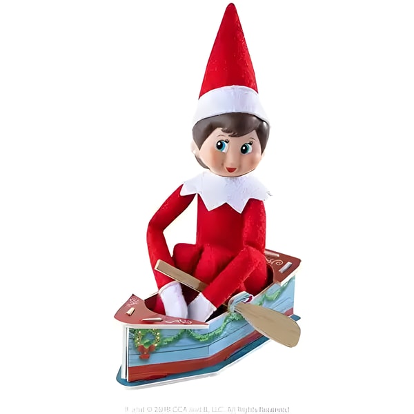 The Elf on the Shelf Orna Moments Holiday Rowboat 2 The Elf on the Shelf Orna Moments Holiday Rowboat - Image 2