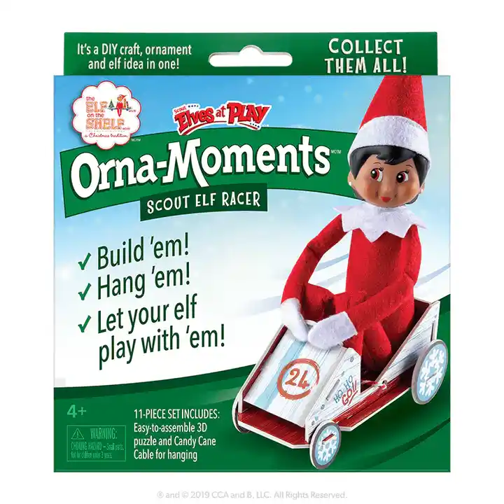 Elf on the Shelf Orna Moments Scout Elf Racer