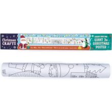 Christmas Crafts Colour Your Own Giant 3m Christmas Poster