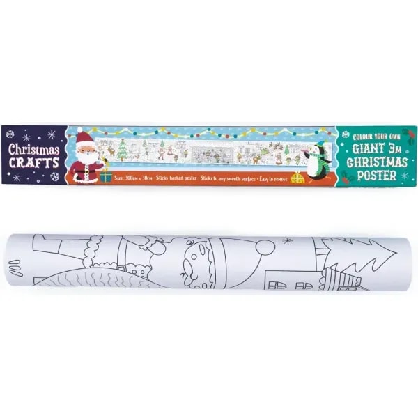 Christmas Crafts Colour Your Own Giant 3m Christmas Poster 1 Christmas Crafts Colour Your Own Giant 3m Christmas Poster