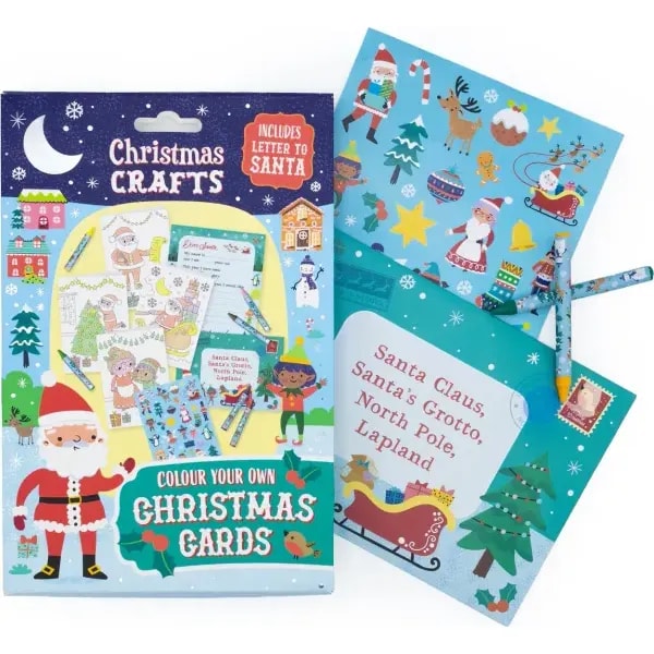 Christmas Crafts Colour Your Own Christmas Cards 1 Christmas Crafts Colour Your Own Christmas Cards