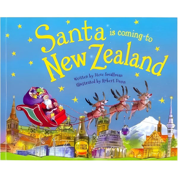 Christmas Story Book - Santa is Coming to New Zealand 1 Christmas Story Book - Santa is Coming to New Zealand