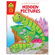 School Zone Activity Zone Book - Hidden Pictures - Ages 5-7