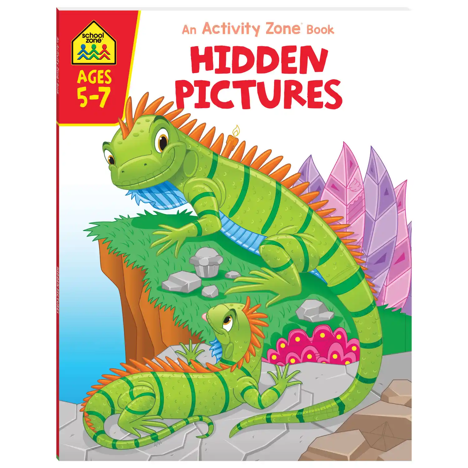 School Zone Activity Zone Book - Hidden Pictures - Ages 5-7