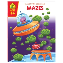 School Zone Activity Zone Book - Mazes - Ages 4-6