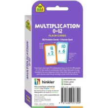 School Zone Multiplication 0–12 Flash Cards 9 School Zone Multiplication 0–12 Flash Cards - Image 5