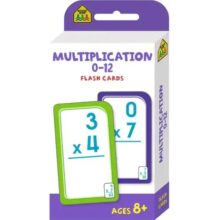 School Zone Multiplication 0–12 Flash Cards