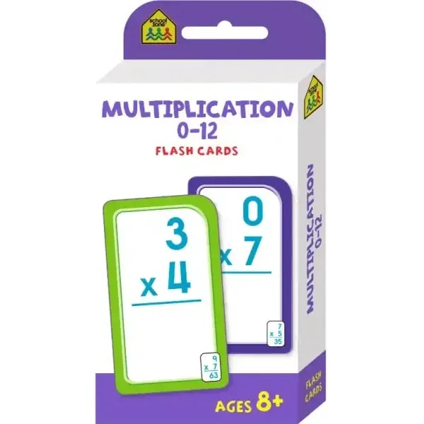 School Zone Multiplication 0–12 Flash Cards 1 School Zone Multiplication 0–12 Flash Cards