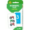 School Zone Numbers 0–25 Flash Cards