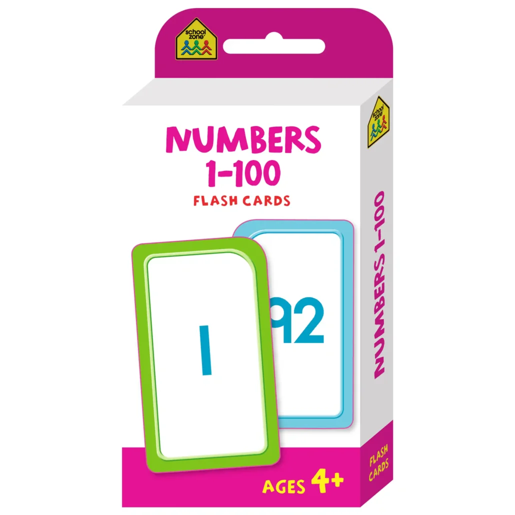 School Zone Flash Cards Numbers 1-100 - Thomas Online
