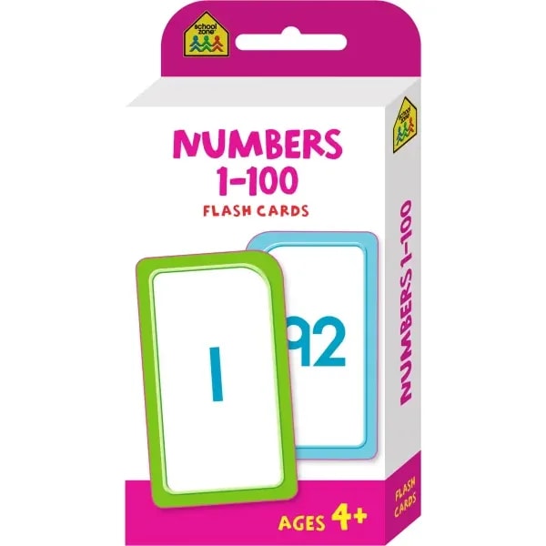 School Zone Numbers 1–100 Flash Cards 1 School Zone Numbers 1–100 Flash Cards