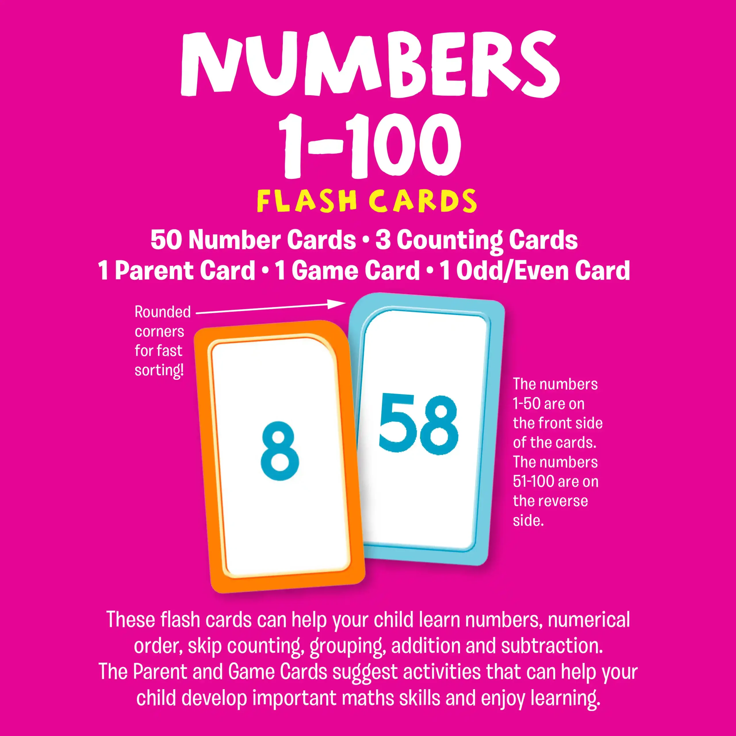 School Zone Flash Cards Numbers 1-100 - Image 3