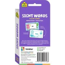 School Zone Sight Words Flash Cards